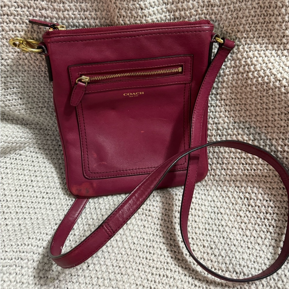 Coach 47989 Legacyβ Leather Swingpack Crossbody Bag
